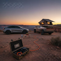 Cybertruck 2026 integrated bed tent setup time test