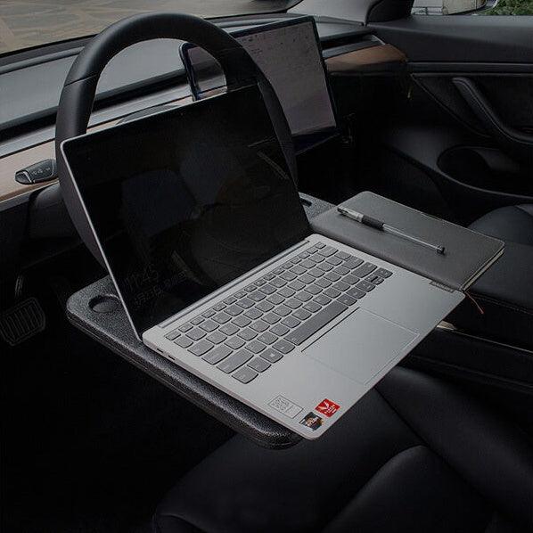 Tesla Steering Wheel Workstation Tray – The Ultimate In-Car Desk for Model S/3/X/Y - T-Launch