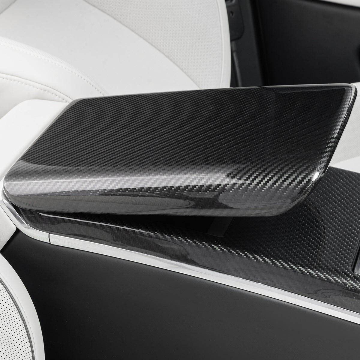 Tesla Real Carbon Fiber Accessories - T-Launch