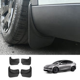 No-Drill Front & Rear Fender Mud Flaps for 2026 Tesla Model YL