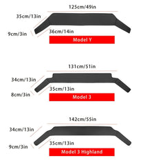 Model 3/Y nedre skyddsmatta för baksätet (lämplig för 2024 Model 3 Highland)