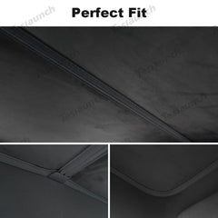 Alcantara Nano Ice Crystal Glass Roof Sunshade for Tesla Model YL 6-Seater 2026+