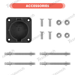 Cybervault 충전 케이스 Tesla Model 3/와/엑스/S - 사이버트럭 스타일 방수 잠금 충전기 정리함