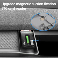 ETC Bracket Tray Dashboard Screen Rear Silicone Storage Box for Tesla Model Y Juniper 2025+