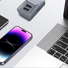 Model Guantera estilo Cybertruck 3/Y Estación de acoplamiento con concentrador USB 4 en 1 para Tesla