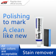 Auton naarmuuntumisen korjaus kiillotusvahasarja