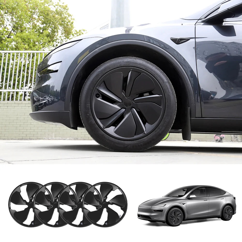 19'' Crossflow wieldoppen voor Tesla Model Y Juniper 2025+ – OEM-stijlen (set van 4)