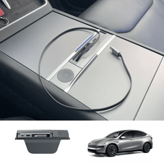 Center Console USB Hub Adapter for Tesla Model Y L 6-Seater 2026+