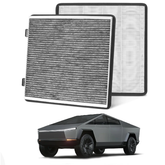 Hepa air filter with activated carbon for cybertruck