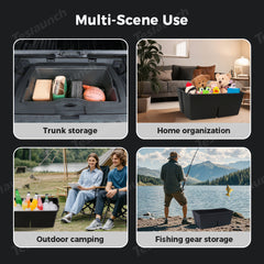 Caixa de armazenamento portátil inferior da cama traseira para Cybertruck