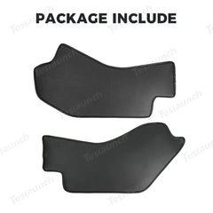 Center Console Side Kick Protectors – Leather Covers for Tesla Model Y Juniper 2025+