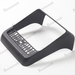 Kockás hátsó szellőzőnyílás képernyővédő keret (szénszálas mintázatú ABS) Tesla Model Y Juniper 2025+