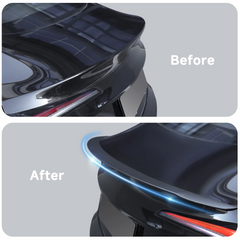 2024 Model 3 Highland OEM Performans Stili Spoiler (Karbon Fiber Desenli ABS) Tesla Model 3 Yayla 2024+