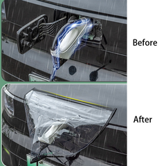 Oplaadpistoolhoes EV-oplader Oplaadpoort Magneet Adsorptie Waterdichte regendichte hoes voor alle auto's