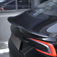 2024 Model 3 Highland OEM Performans Stili Spoiler (Karbon Fiber Desenli ABS) Tesla Model 3 Yayla 2024+