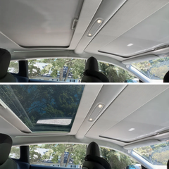 Retraherbar tak Solskærm for Tesla-model 3/Y - Rulle tyvstilen