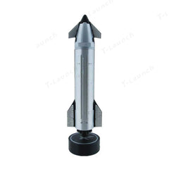 1:200 SpaceX Starship Rocket Model with LED Mist Flame Effect & Humidifier Function - T-Launch