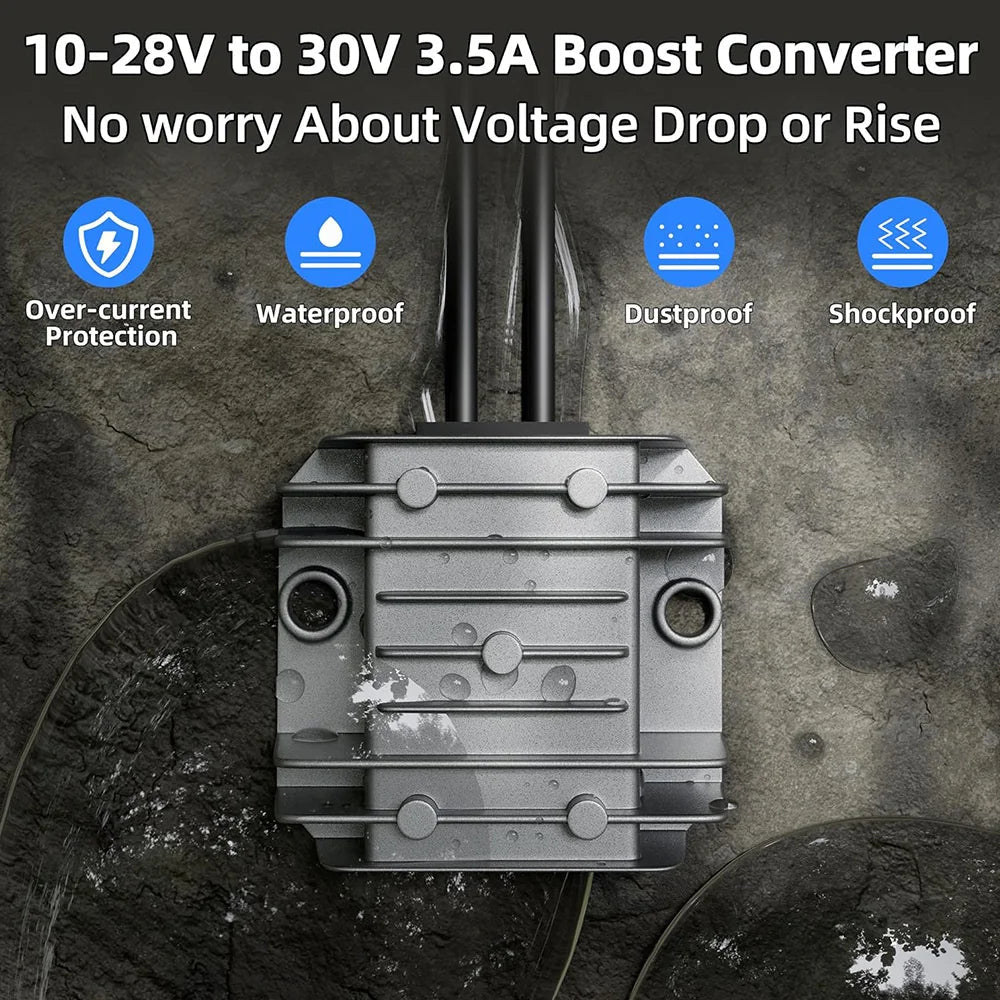 12V to 30V Step-Up Converter with Anderson Connector for Starlink Mini - T-Launch