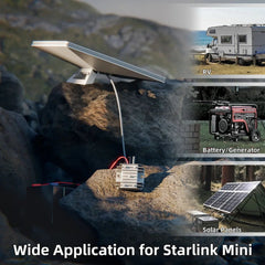 12V/24V to 30V Power Supply Adapter with DC Plug for Starlink Mini - T-Launch