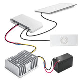 12V/24V to 57V DC Power Adapter for Starlink Gen 3 Performance - Ring Terminal - T-Launch