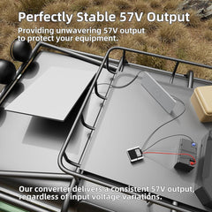 12V/24V to 57V Power Supply Adapter with DC Plug for Starlink Gen 3 - T-Launch
