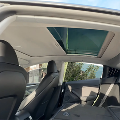 Retraherbar tak Solskærm for Tesla-model 3/Y - Rulle tyvstilen