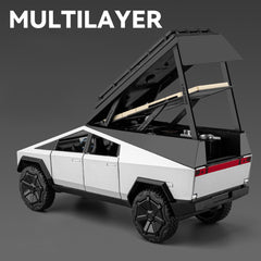 Cybertruck 1/24 Pickup Camping RV Samochód ze stopu metali Model