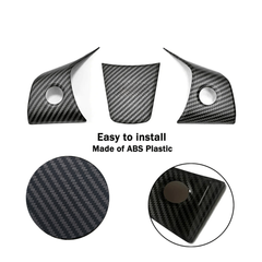 Model Διακοσμητικό τιμόνι 3/Y από ανθρακονήματα (Carbon Fiber Pattern ABS) για Tesla(2017-2023)