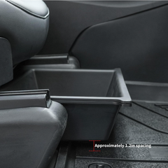 TPE+ABS kétrétegű rejtett ülés alatti tárolódoboz Tesla Model X 2023+
