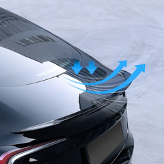 2024 Model 3 Highland OEM Performans Stili Spoiler (Karbon Fiber Desenli ABS) Tesla Model 3 Yayla 2024+