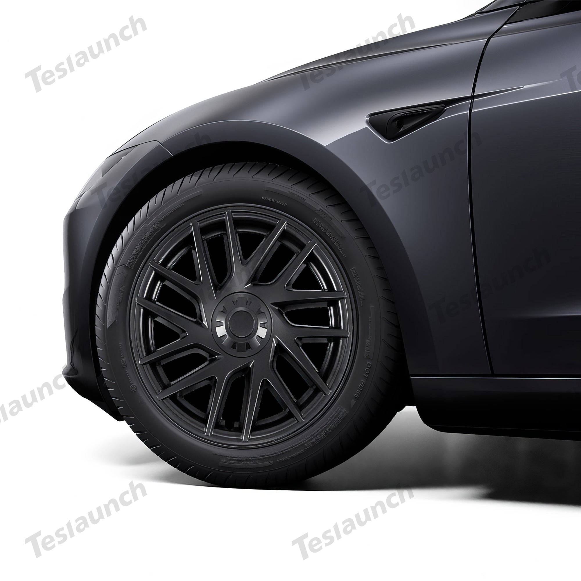 Tesla 2024 Model 3 housses de roue Highland pour capuchons de roue Photon  18 pouces - D'origine M3 Highland 18 pouces Roue Phonton Style