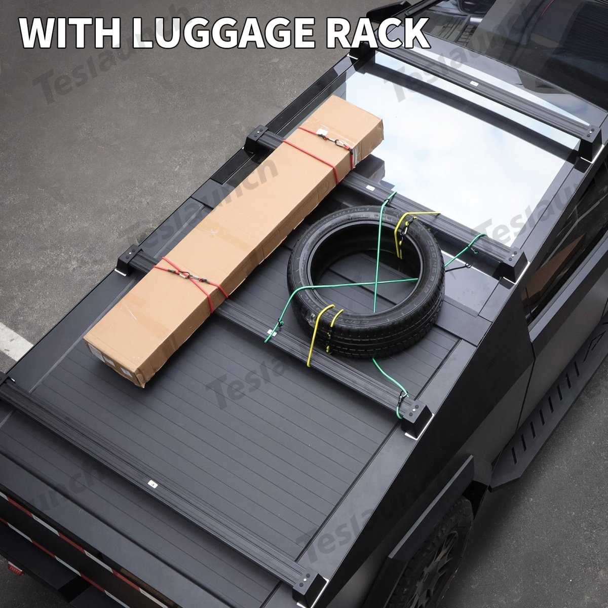 16 pcs Assorted Medium & Long Bungee Cord Straps Kit - Tesla Cybertruck Bed - T-Launch