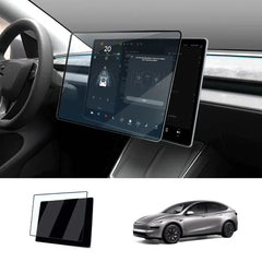 16" přední a zadní ochranná fólie z tvrzeného skla 9H pro Tesla Model YL 2026+