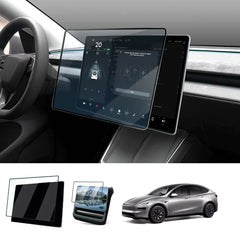 16" přední a zadní ochranná fólie z tvrzeného skla 9H pro Tesla Model YL 2026+