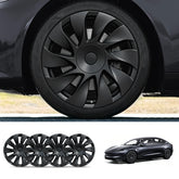18'' Spiral Spoke Style Hubcaps Wheel Covers for 2025+ Tesla Model 3 Standard Prismata Wheels (Set of 4)