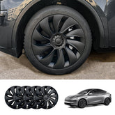 19'' Crossflow Hubcaps Wheel Covers – Spiral Spoke Style for Tesla Model Y Juniper 2025+ (Set of 4) - T-Launch