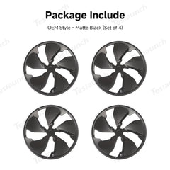 19'' Crossflow Wheel Cover Hubcaps for Tesla Model Y Juniper 2025+ – OEM Styles (Set of 4) - T-Launch