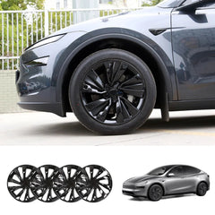 19'' Crossflow Wheel Cover Hubcaps for Tesla Model Y Juniper 2025+ – Turbine Styles (Set of 4) - T-Launch