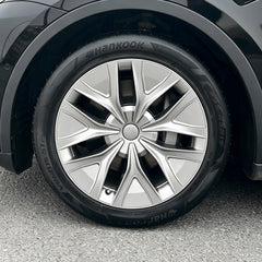 19'' Arachnid 2.0 Style Hubcaps Wheel Covers for 2020-2024 Tesla Model Y Gemini Light/Dark Wheels (Set of 4)