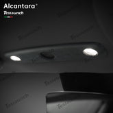 Alcantara přední čtení světlo kryt pro 2024 Model 3 highland