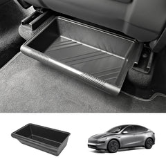 Under Seat Storage Box Sleek Organizer for Tesla Model Y Juniper 2025+
