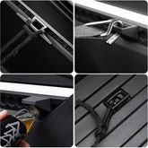 Hinterer Kofferraum Multifunktions-L-Track-Kombination ausrüstung kit für Cyber truck