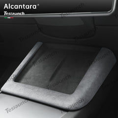 Alcantara central control charge frame cover for 2024 Model 3