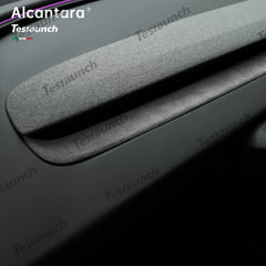 Alcantara Dashboard Air Outlet Cover voor 2024 Model 3 Hoogland