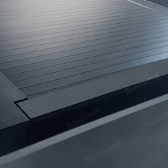 ملصق غطاء حماية الباب الخلفي المصنوع من السيليكون ABS لسيارة Cybertruck