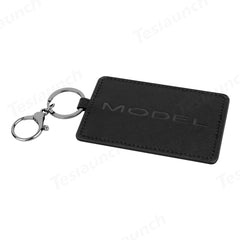 Suport card din piele pentru Tesla