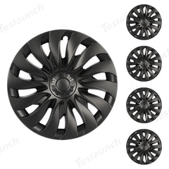 غطاء كامل لمحور العجلة من طراز Storm Style Tesla 2024 Model 3 عجلات هايلاند مقاس 18 بوصة (4 قطع)