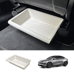 Under Seat Storage Box Sleek Organizer for Tesla Model Y Juniper 2025+