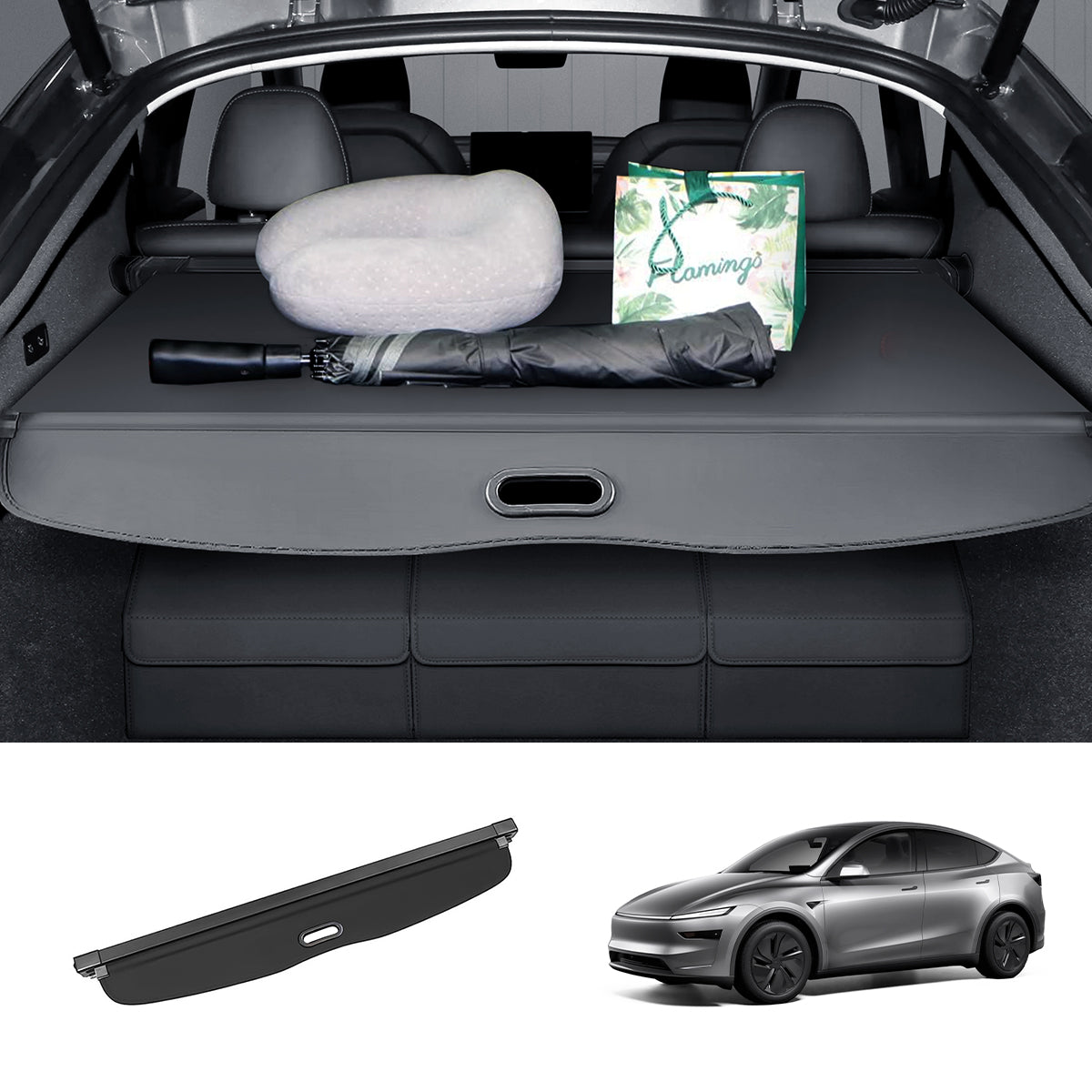 Copertura retrattile per la privacy del bagagliaio posteriore Tesla Model Y Juniper 2025+