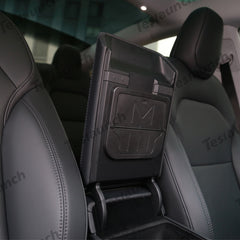 Organizzatore per console centrale, bracciolo, scatola portaoggetti nascosta per Tesla Model Y Juniper 2025+